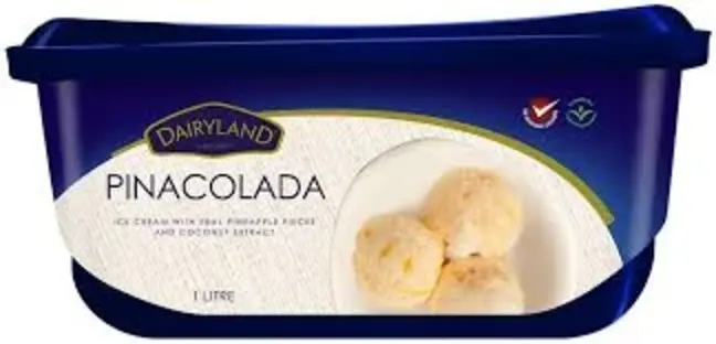 Dairyland Ice Cream Pinacolada 1L